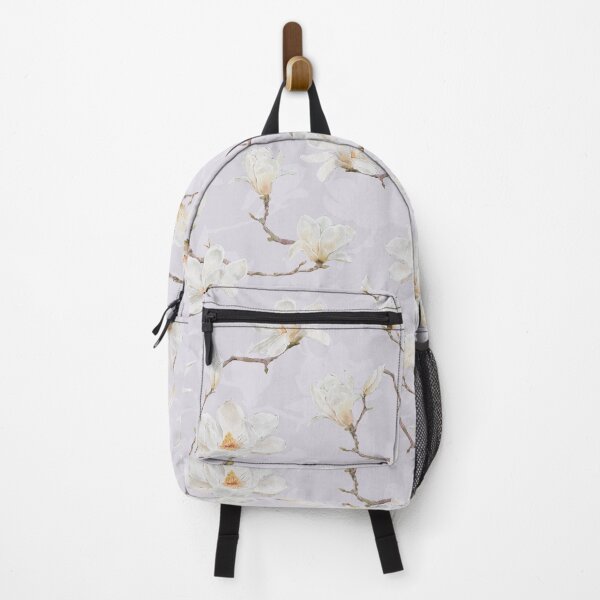 Item preview, Delicate White Magnolia Branches on Pastel Pink designed and sold by SydneyPapierCo.