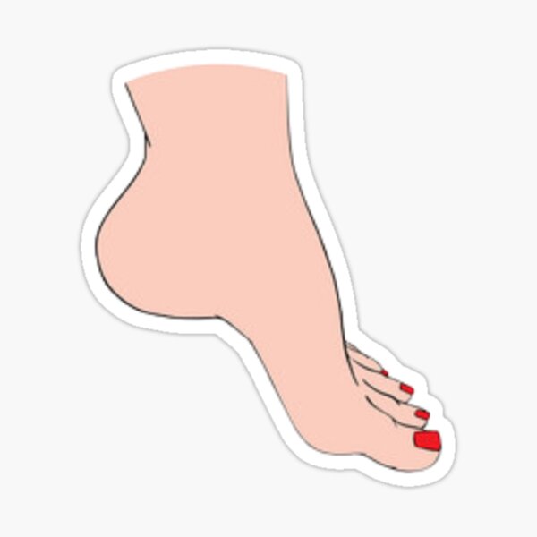 &ldquo;feet worship " Sticker for Sale by peaceofshirt1 | Redbubble