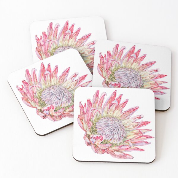 Item preview, Watercolor King Protea designed and sold by beccaboyce.