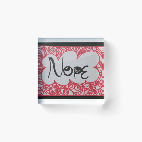 Item preview, Nope designed and sold by ErinLP.