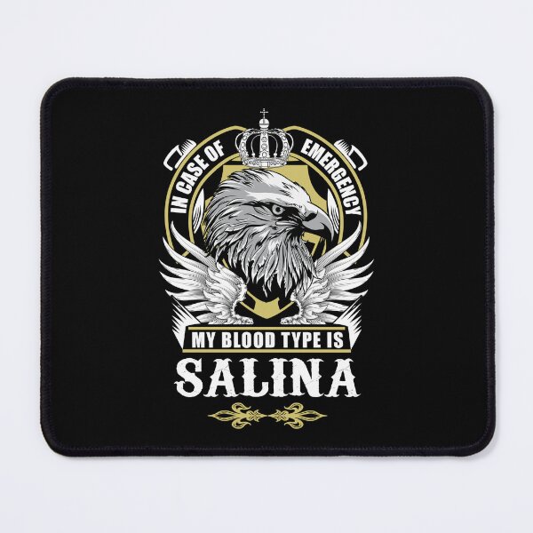 Item preview, Salina Name T Shirt - In Case Of Emergency My Blood Type Is Salina  Gift Item Tee designed and sold by aaronmaxi6.