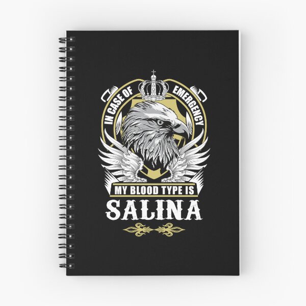 Item preview, Salina Name T Shirt - In Case Of Emergency My Blood Type Is Salina  Gift Item Tee designed and sold by aaronmaxi6.