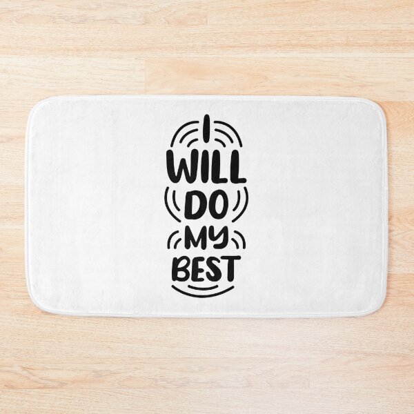 Item preview, I Will Do My Best Always Think To Be Positive Aspire To Inspire Before The Expire Funny Saying Happy Life Apparel Essential Motivation Inspiration Joy Mood designed and sold by DesignByHeartUK.