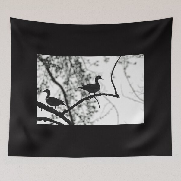 Item preview, Wood Ducks Black And White designed and sold by Debbie Oppermann.