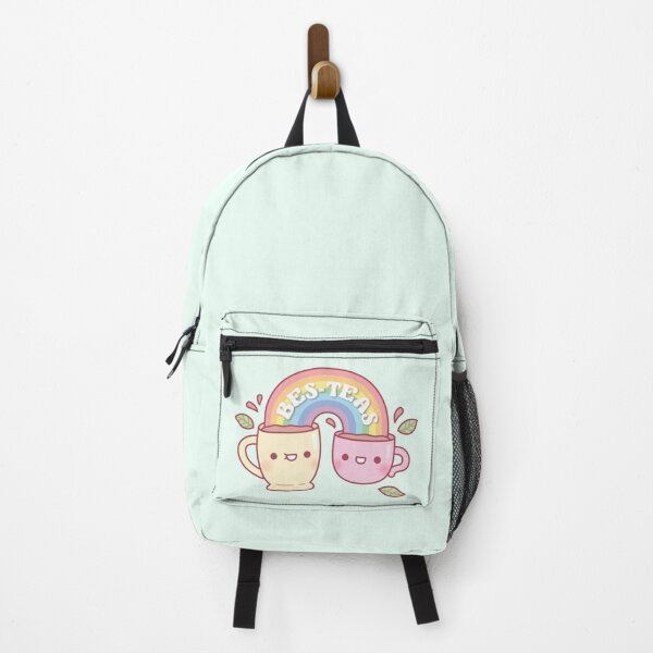 Item preview, Cute Teacups Bes Teas Besties Pun Rainbow designed and sold by rustydoodle.