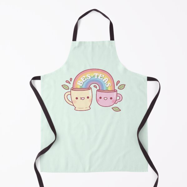 Item preview, Cute Teacups Bes Teas Besties Pun Rainbow designed and sold by rustydoodle.