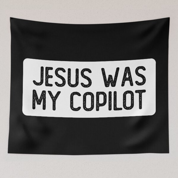 Item preview, Jesus Was My Copilot Cool Bumper designed and sold by Sour Soul.