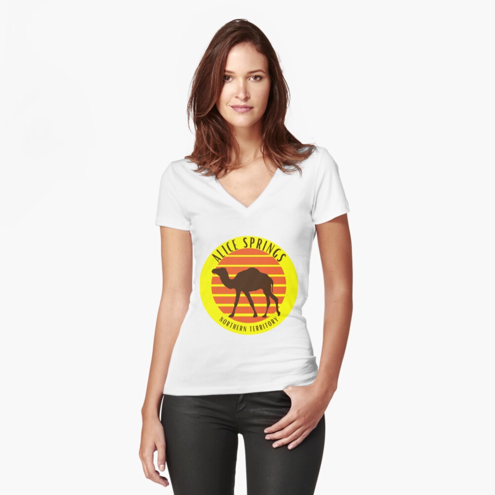 Item preview, Fitted V-Neck T-Shirt designed and sold by BaronPhil.