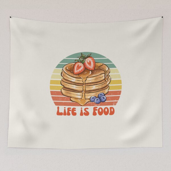 Item preview, Life Is Food | Pancakes designed and sold by SpeakLifeHQ.