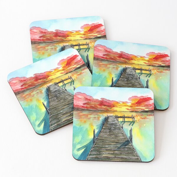 Item preview, Lake View Sunrise designed and sold by Sebastian Grafmann.