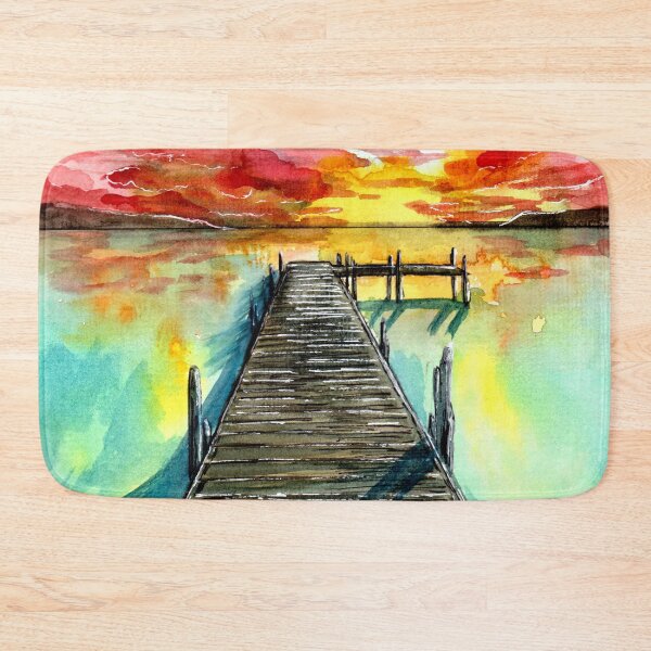 Item preview, Lake View Sunrise designed and sold by Sebastian Grafmann.