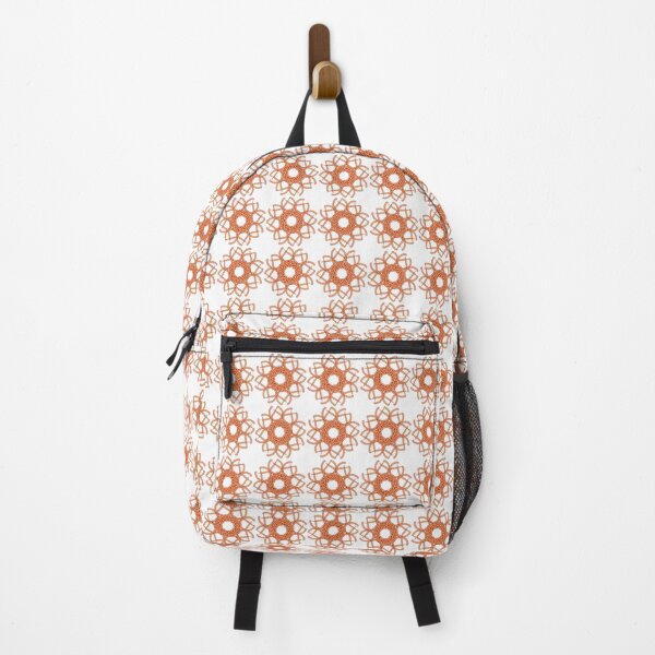 Item preview, Orange mandala, abstract art designed and sold by Meo Design.