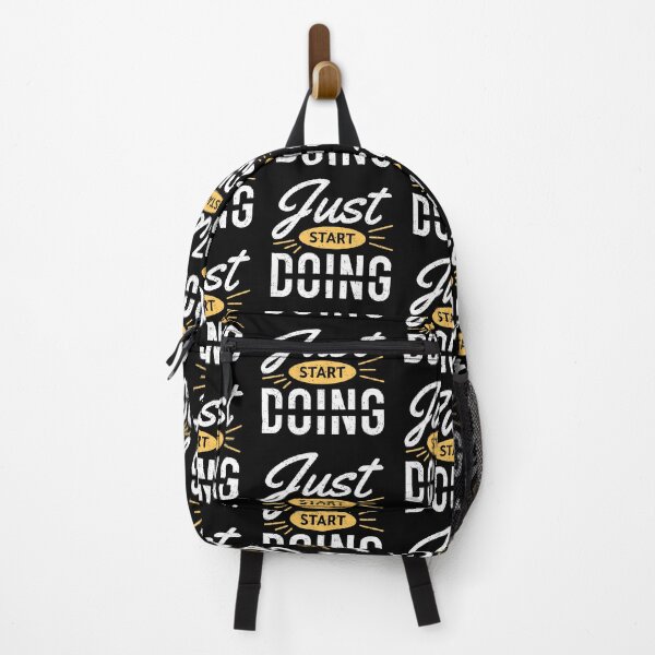 Item preview, Just Start Doing Always Think To Be Positive Aspire To Inspire Before The Expire Funny Saying Happy Life Apparel Essential Motivation Inspiration Joy Mood designed and sold by DesignByHeartUK.