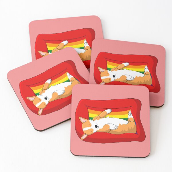 Item preview, Pride Corgi Sleeping designed and sold by NLDStudios.