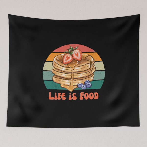 Item preview, Life Is Food | Pancakes designed and sold by SpeakLifeHQ.