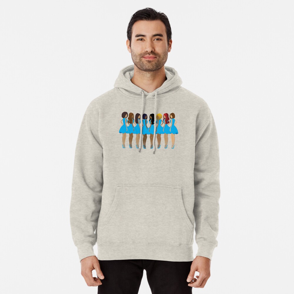 sisters hoodie blue