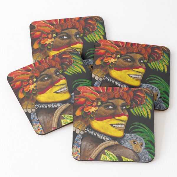 Item preview, Papua New Guinea Highlands Dancer designed and sold by MerkabArt.