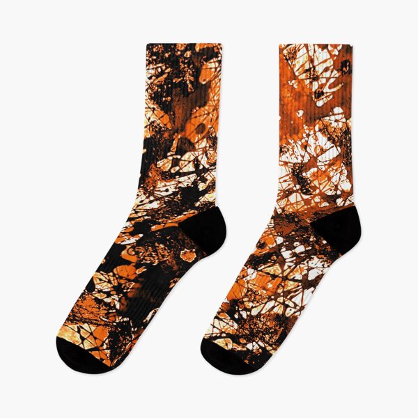Item preview, Paint Splatter Texture Black and Orange. by Kathryn Boundy designed and sold by OB-Studio.