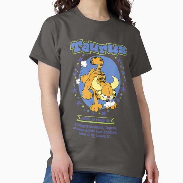 Item preview, Garfield Taurus Zodiac Sign Horoscope Humor  designed and sold by worstzidekm.