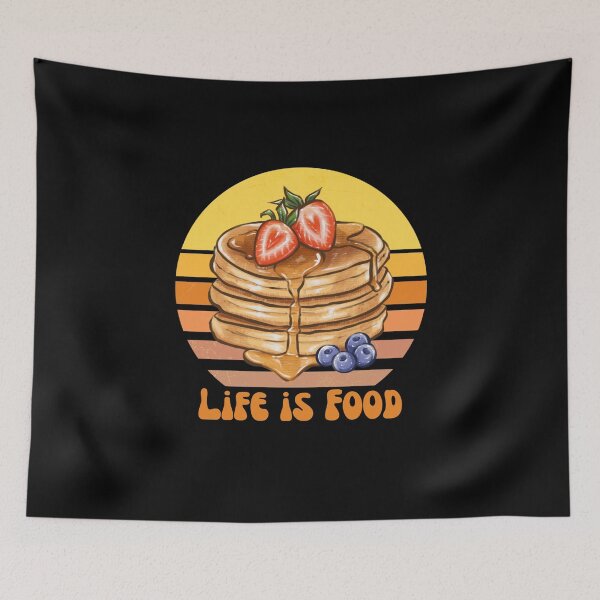 Item preview, Life Is Food | Pancakes designed and sold by SpeakLifeHQ.