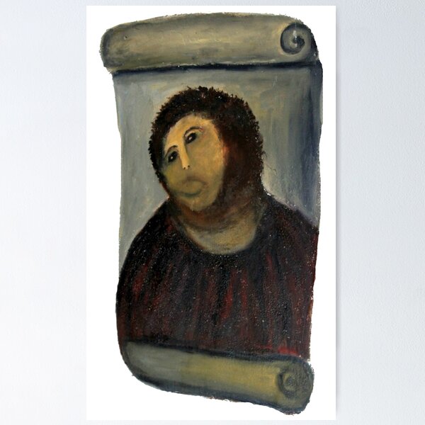Item preview, ecce homo restoration designed and sold by Emojiames.