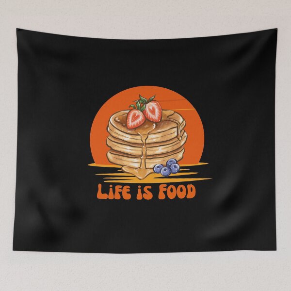 Item preview, Life Is Food | Pancakes designed and sold by SpeakLifeHQ.