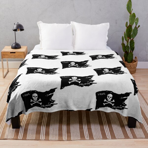 Item preview, Pirate Flag Vlore Albania - Pirate society designed and sold by WhereIsTravis.