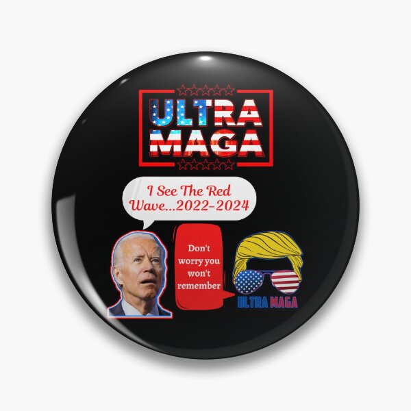 Item preview, Joe Biden Confused Red Wave 2022 designed and sold by WoodburyLake.