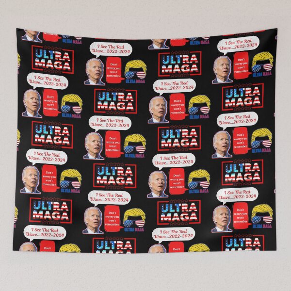 Item preview, Joe Biden Confused Red Wave 2022 designed and sold by WoodburyLake.