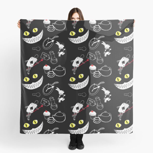 Alice in Wonderland Pattern Scarf