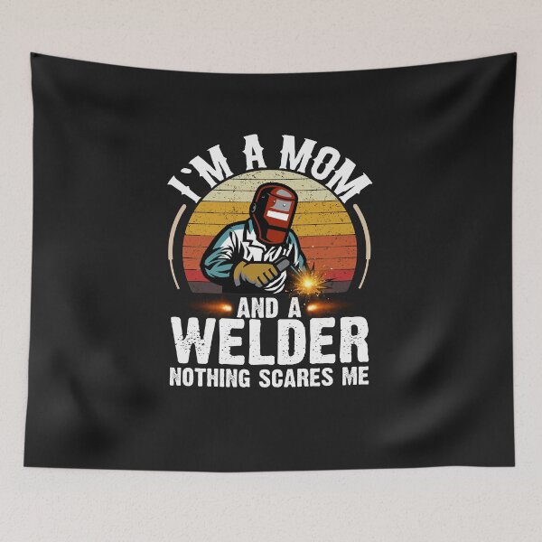 Item preview, I'm a Mom and a welder nothing scares me designed and sold by Tee Hub.