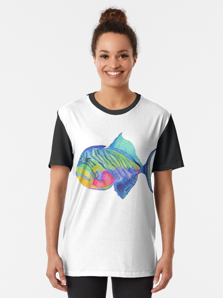Alternate view of Parrot Fish Graphic T-Shirt