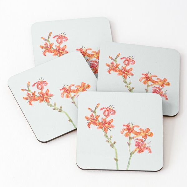 Item preview, Watercolour Crocosmia designed and sold by beccaboyce.