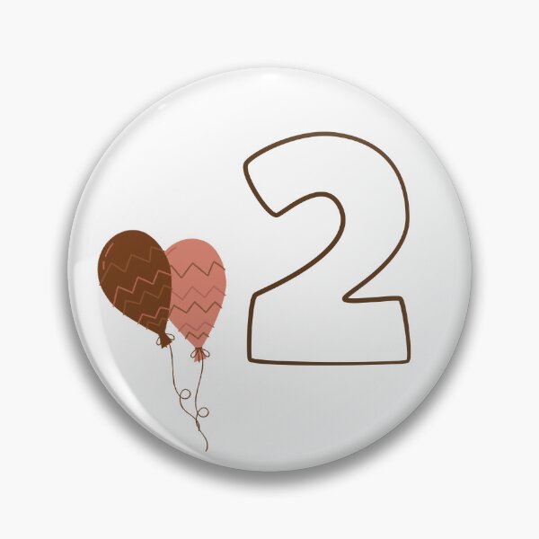 Item preview, 2nd Birthday with Balloons designed and sold by UnicornTrinity.