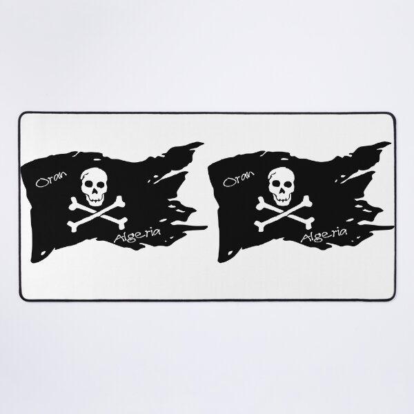 Item preview, Pirate Flag Oran Algeria - Pirate society designed and sold by WhereIsTravis.