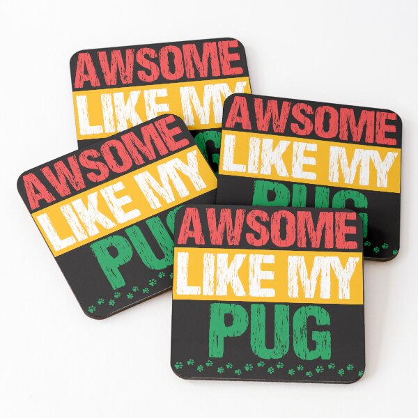 Item preview, Awesome Like My Pug designed and sold by Moonbeamdesignz.
