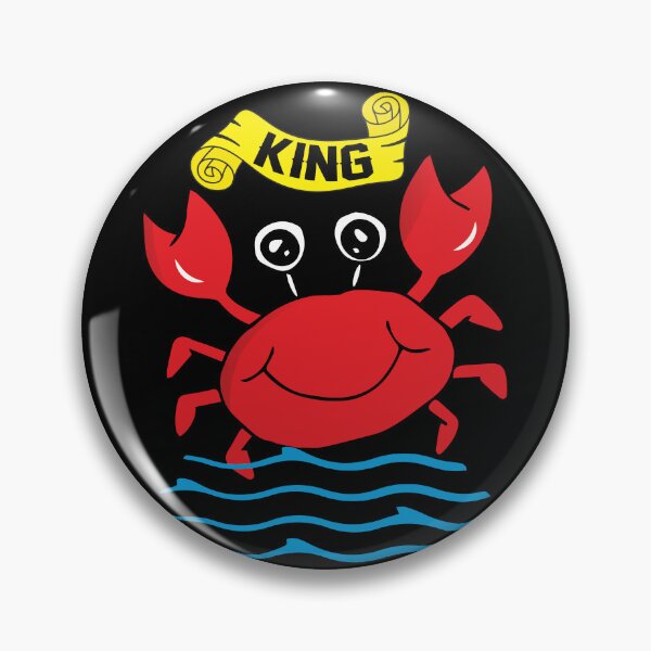 Item preview, King Crab T-shirt / Red crab fish t-shirt and sticker designed and sold by Billium Halder.