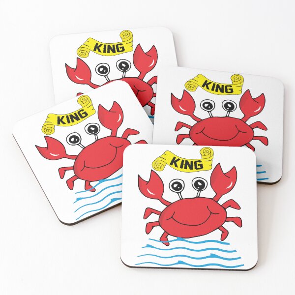 Item preview, King Crab T-shirt / Red crab fish t-shirt and sticker designed and sold by Billium Halder.