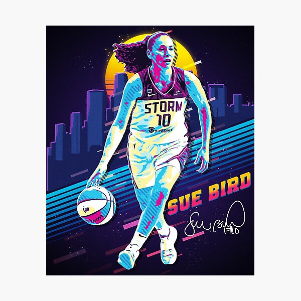 Lámina fotográfica «Sue Bird Legend Baloncesto 3000 Asistencias