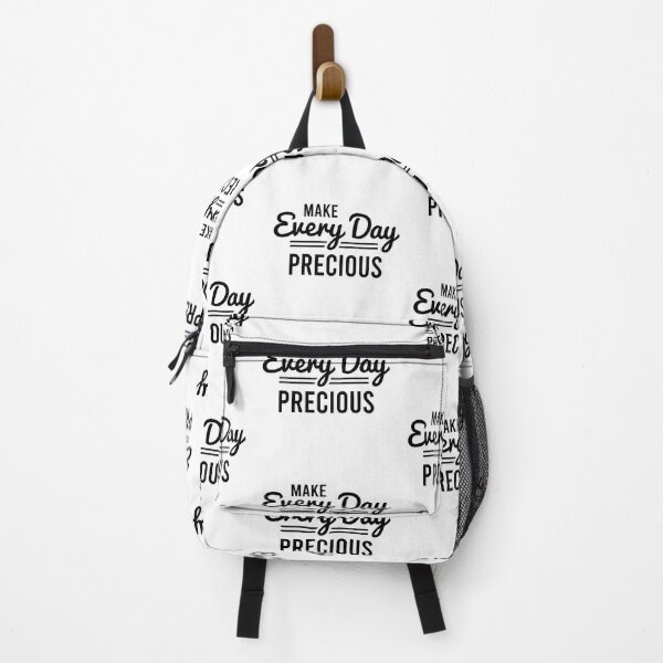 Item preview, Make Every Day Precious Always Think To Be Positive Aspire To Inspire Before The Expire Funny Saying Happy Life Apparel Essential Motivation Inspiration Joy Mood designed and sold by DesignByHeartUK.