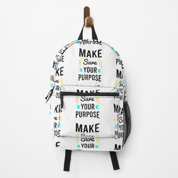 Item preview, Make Sure Your Purpose Always Think To Be Positive Aspire To Inspire Before The Expire Funny Saying Happy Life Apparel Essential Motivation Inspiration Joy Mood designed and sold by DesignByHeartUK.