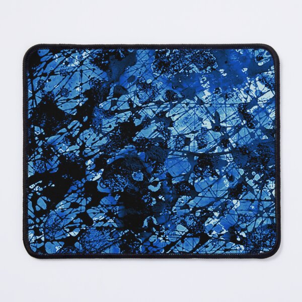Item preview, Paint Splatter Texture Blue and Black by Kathryn Boundy designed and sold by OB-Studio.