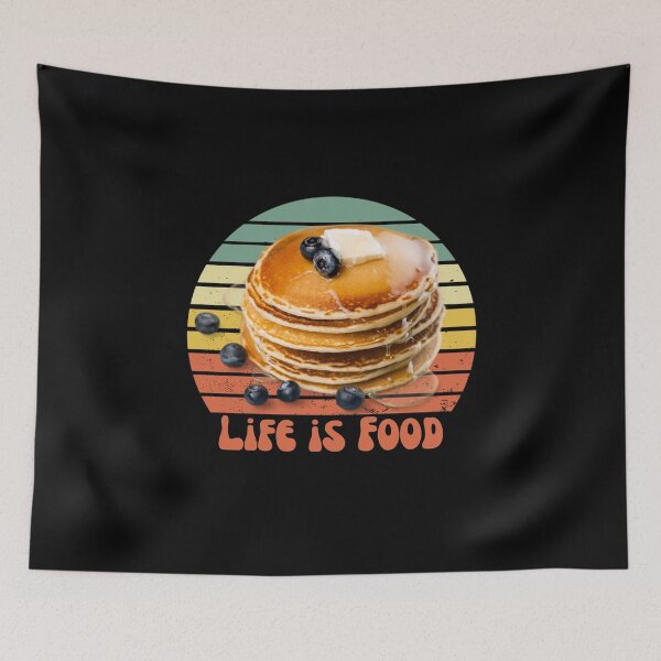 Item preview, Life Is Food | Pancakes designed and sold by SpeakLifeHQ.