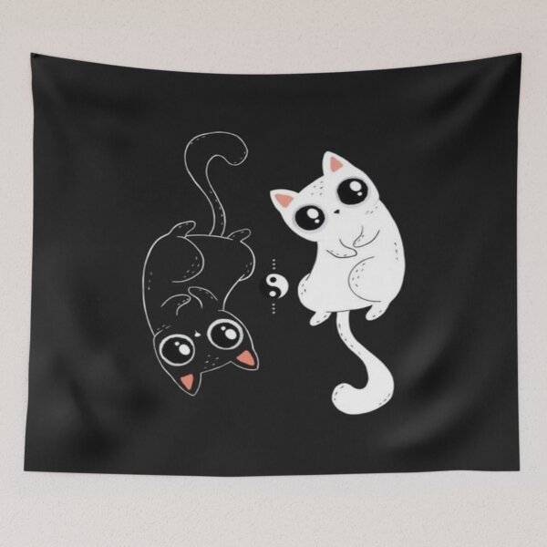 Item preview, Black and White Cat designed and sold by NengShop.