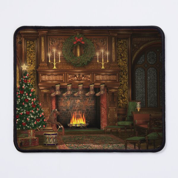 Item preview, Traditional victorian Christmas Evening room with candles designed and sold by Fashion through the ages.