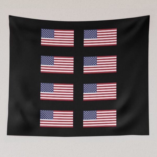 Item preview, USA Flag ×8 Sticker designed and sold by MissouriBoyer.