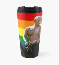 Trump and Putin Horse Travel Mug