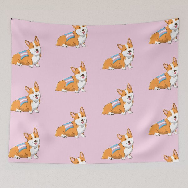 Item preview, Pride Corgi Transgender designed and sold by NLDStudios.