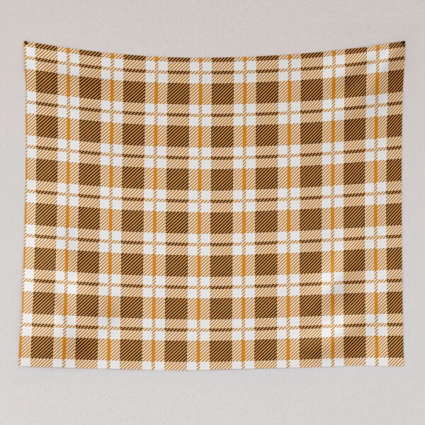 Item preview, Autumn Orange Clan Clark Tartan Plaid Scottish Pattern designed and sold by Tamas Das.