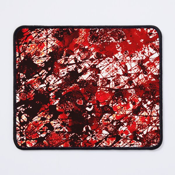 Artikelvorschau, Paint Splatter Texture Rot und Schwarz von Kathryn Boundy entworfen und verkauft von OB-Studio.